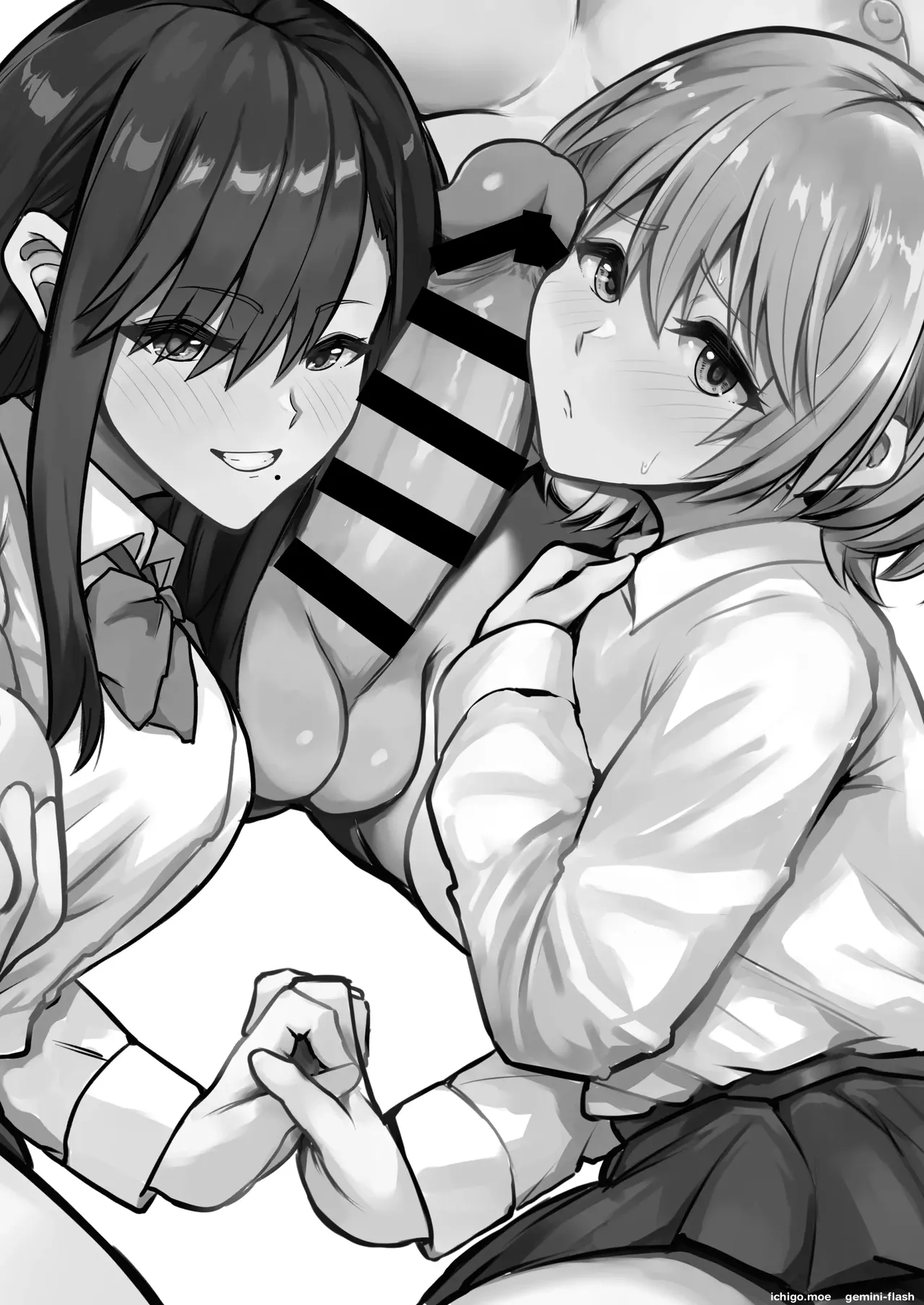 Futanari Chinpo Netorase Yuri Kanojo o Jibungoto Netorasechau  MTL page 2 full
