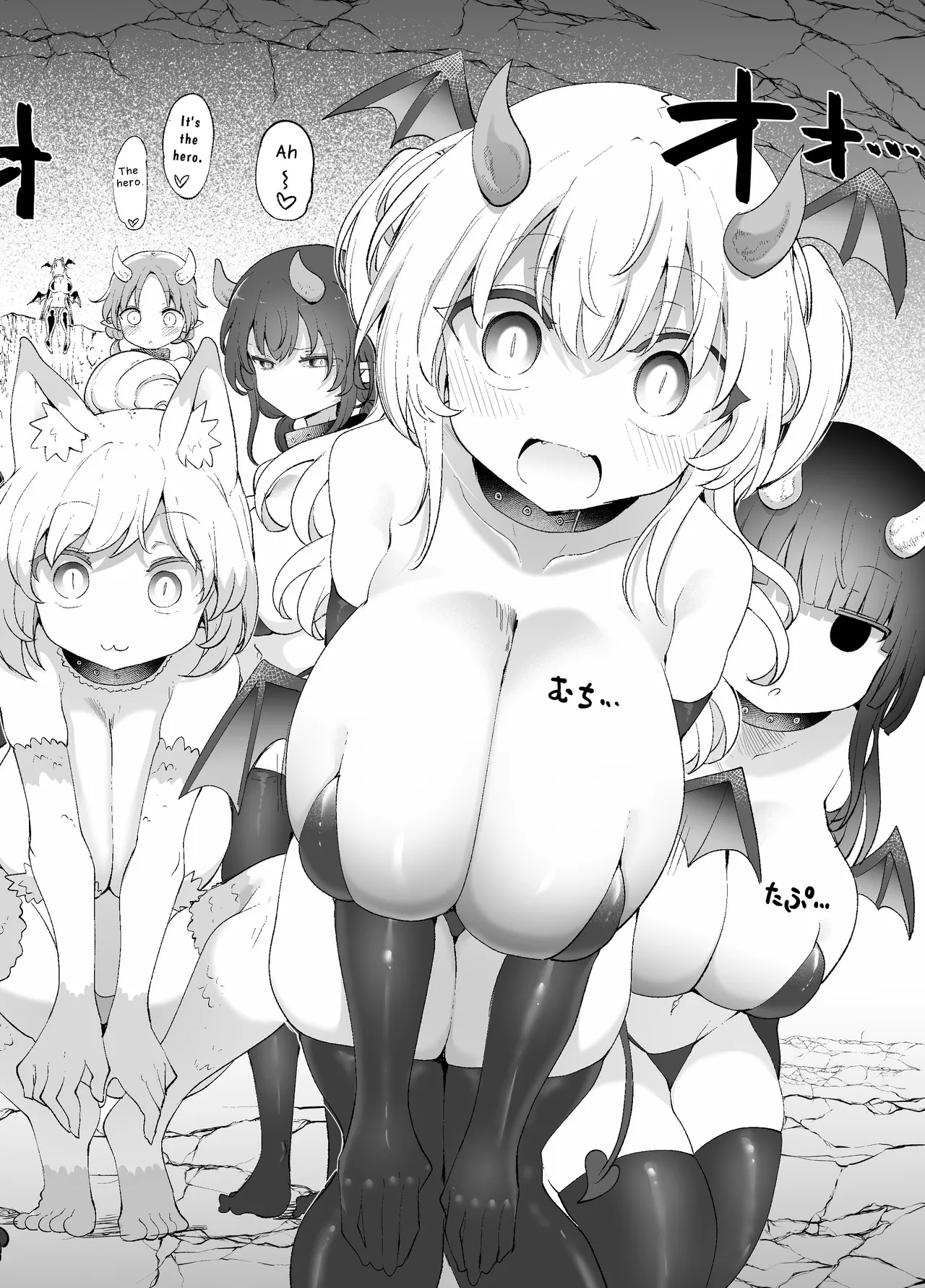 Sayonara Yuusha-sama ~Doukutsu no Naka de Minogashita Mamono Oppai ni Haiboku~ | Goodbye Hero ~defeated by the busty cave dwelling monsters that he showed mercy~ page 8 full