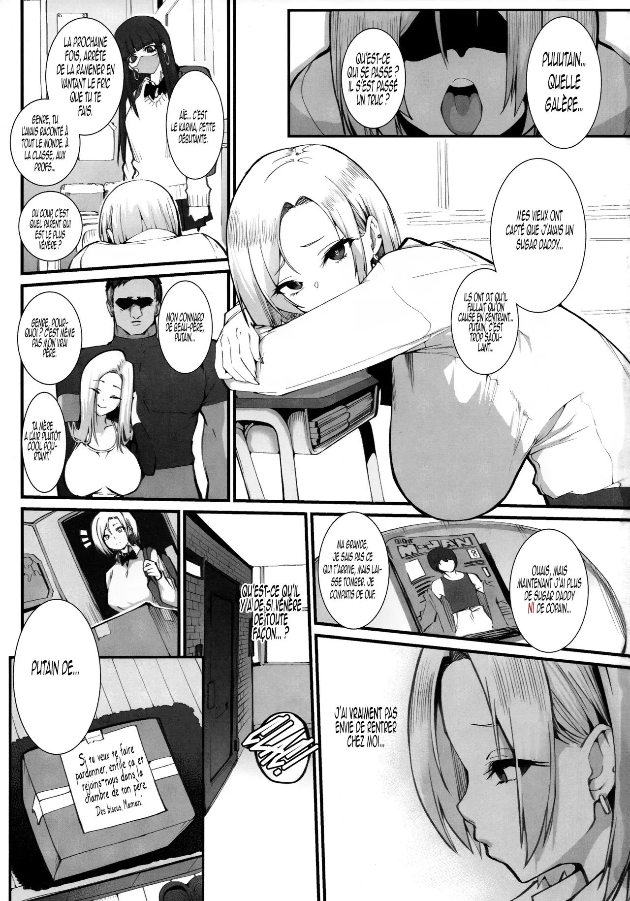 Gal Oyako No Egui Kasegikata | Affaires de famille : Mère et Fille Gyaru page 2 full