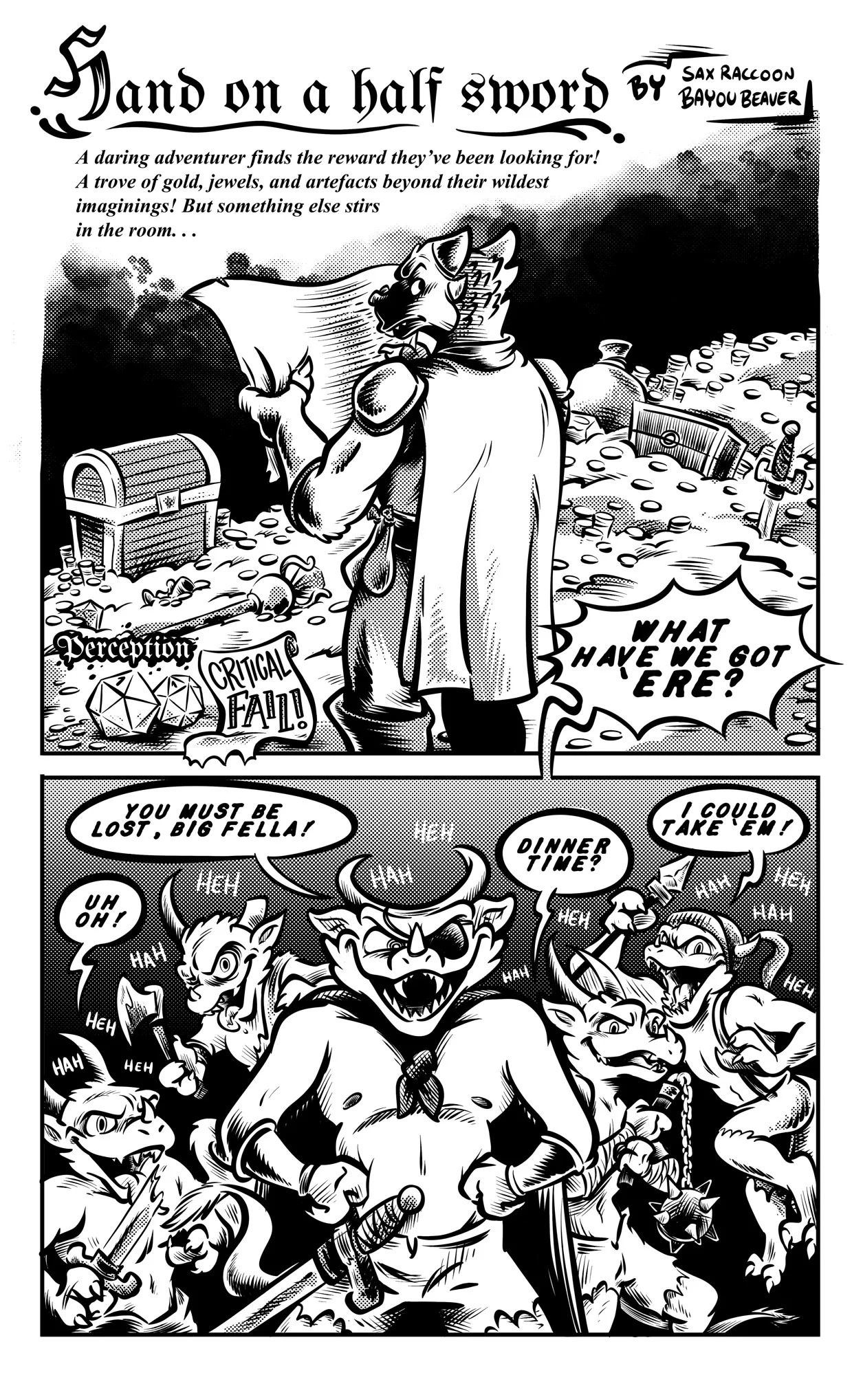 Hand on a Half Sword page 1 full