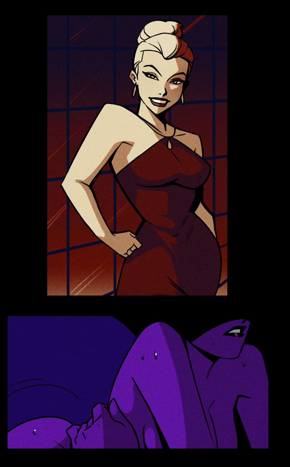 1# Spicy BatCat Comic page 8 full