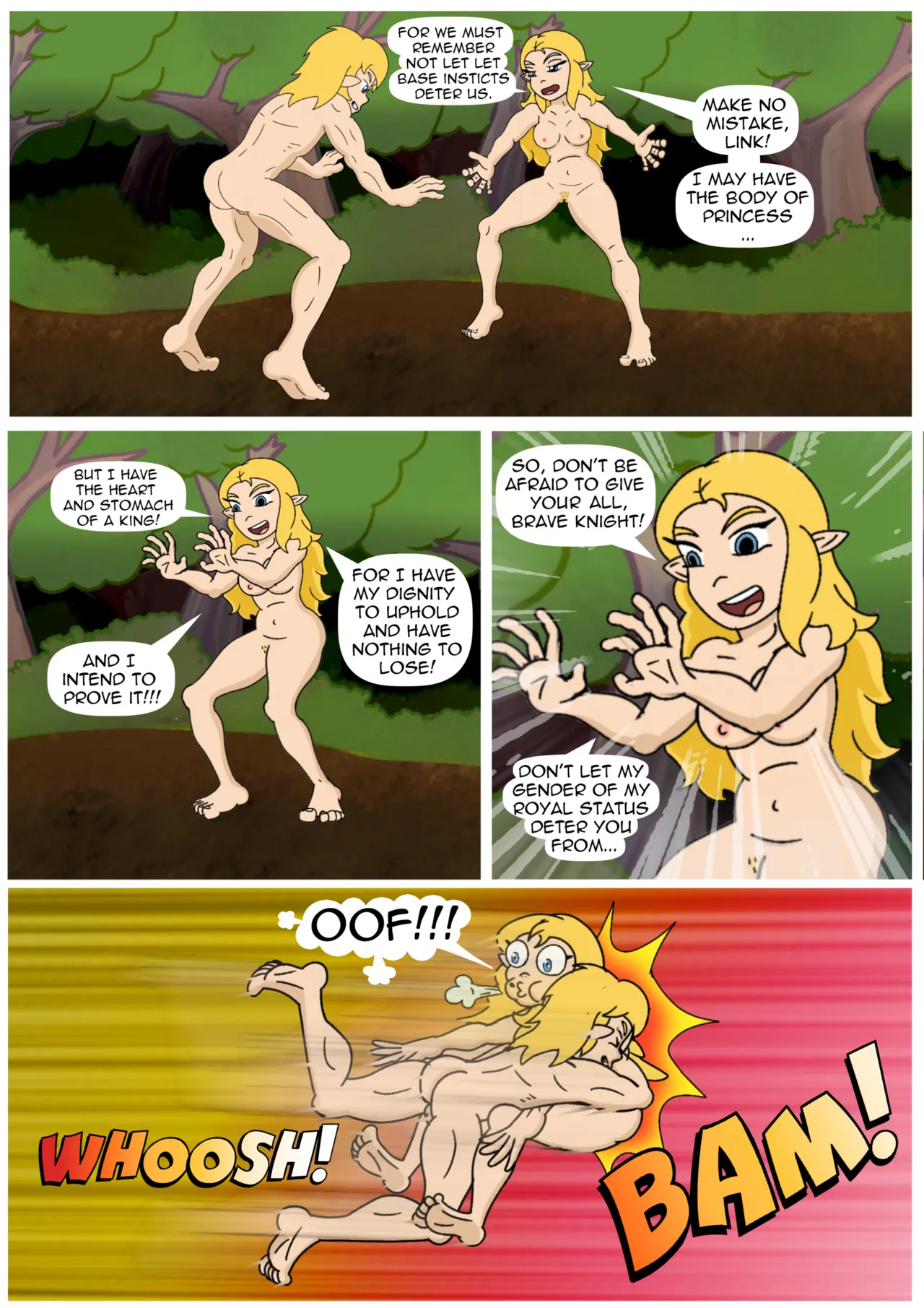Legend of Zelda - Ancient Hylian Wrestling page 6 full