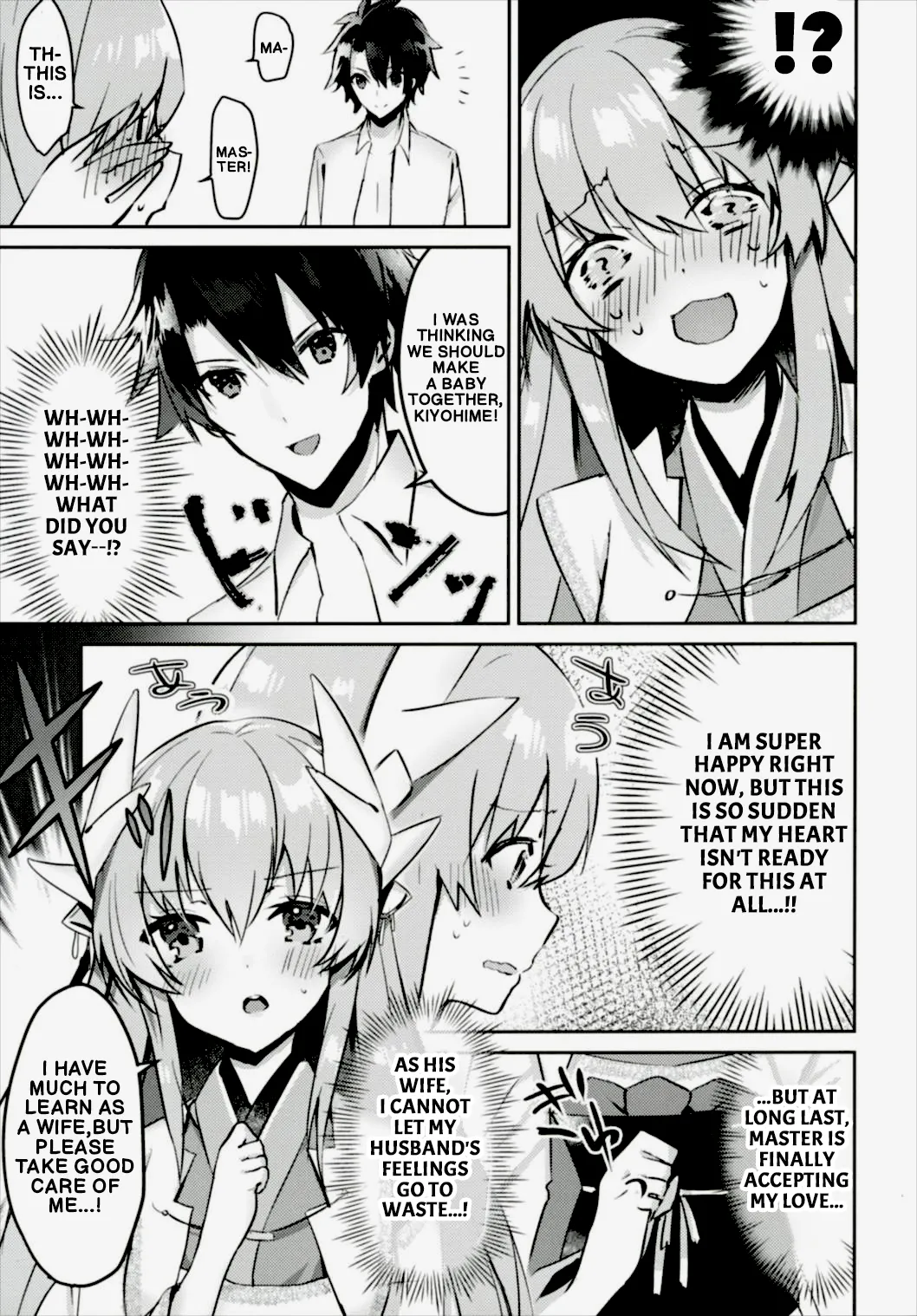 Kiyohime to Kozukuri ga Shitai!! | I want to make a baby with Kiyohime!! page 6 full