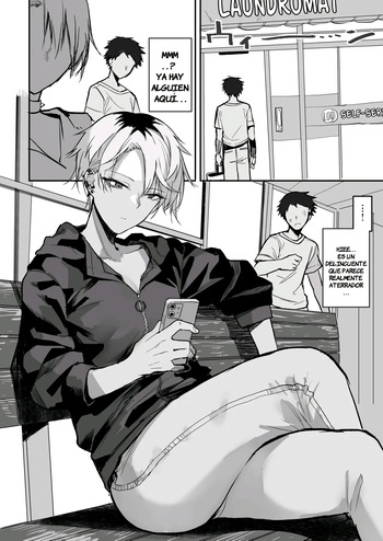 Coin Laundry de Kowai Yankee ni Karamareru Manga｜Un Manga Sobre Mezclarse con una Delincuente Aterradora en la Lavanderia cover