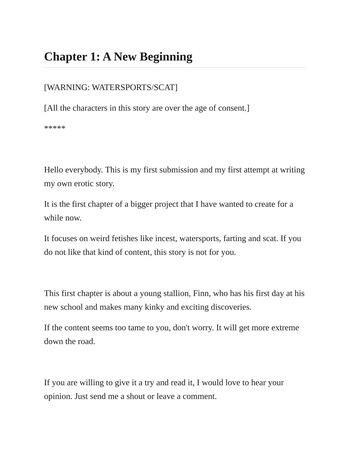 Chapter 1: A New Beginning cover