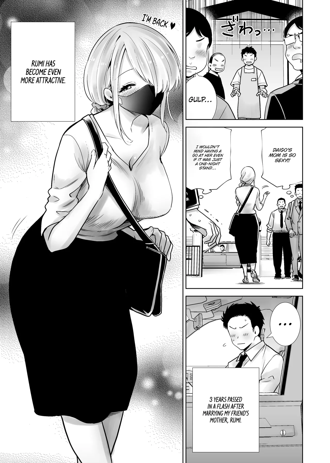 Tomodachi no Mama ga Boku no Dekachin de Ikimakutta omoide | The Memory of the Time My Friend’s Mother Came on My Big Dick page 3 full