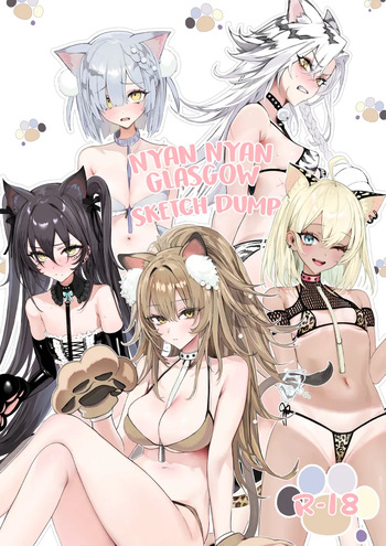 Nyan Nyan Glasgow Ecchi na Rakugaki | Nyan-Nyan Glasgow Naughty Doodles cover