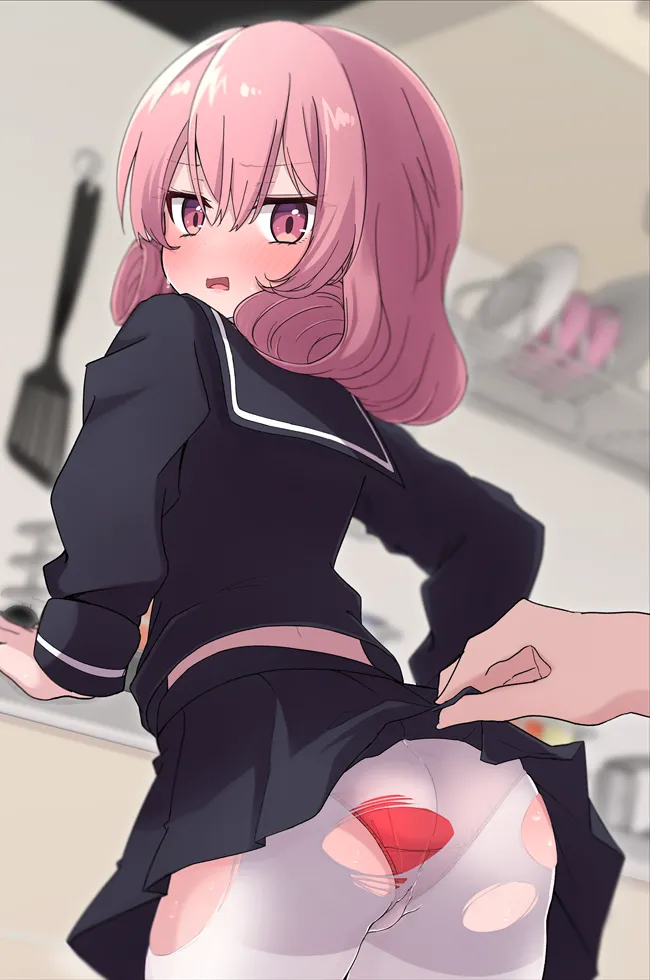 毎朝起こしに来てくれる系幼馴染ネネカさん+タイツ破り+脱がし+ぶっかけ差分ver page 2 full