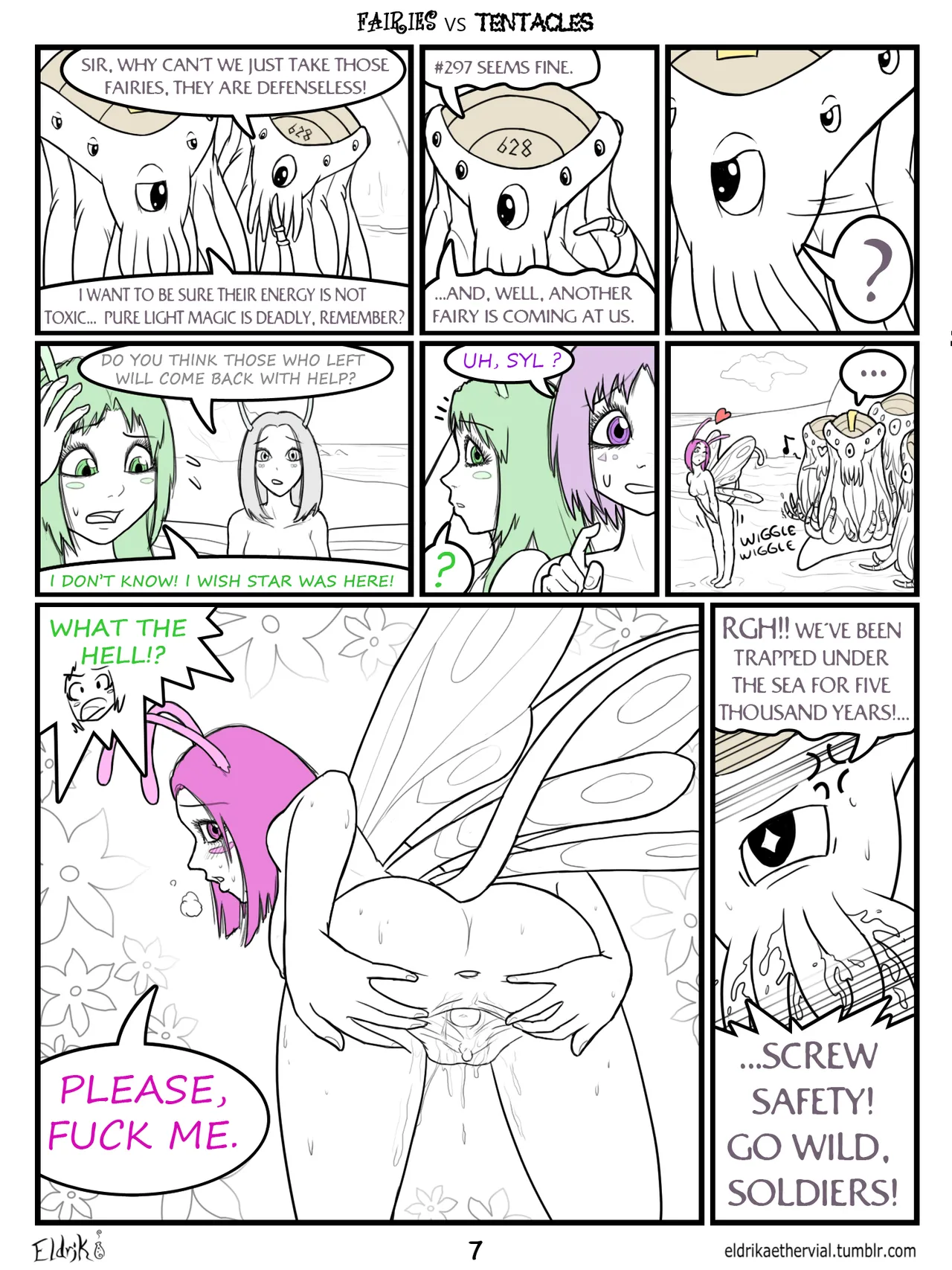 Fairies vs Tentacles page 10 full