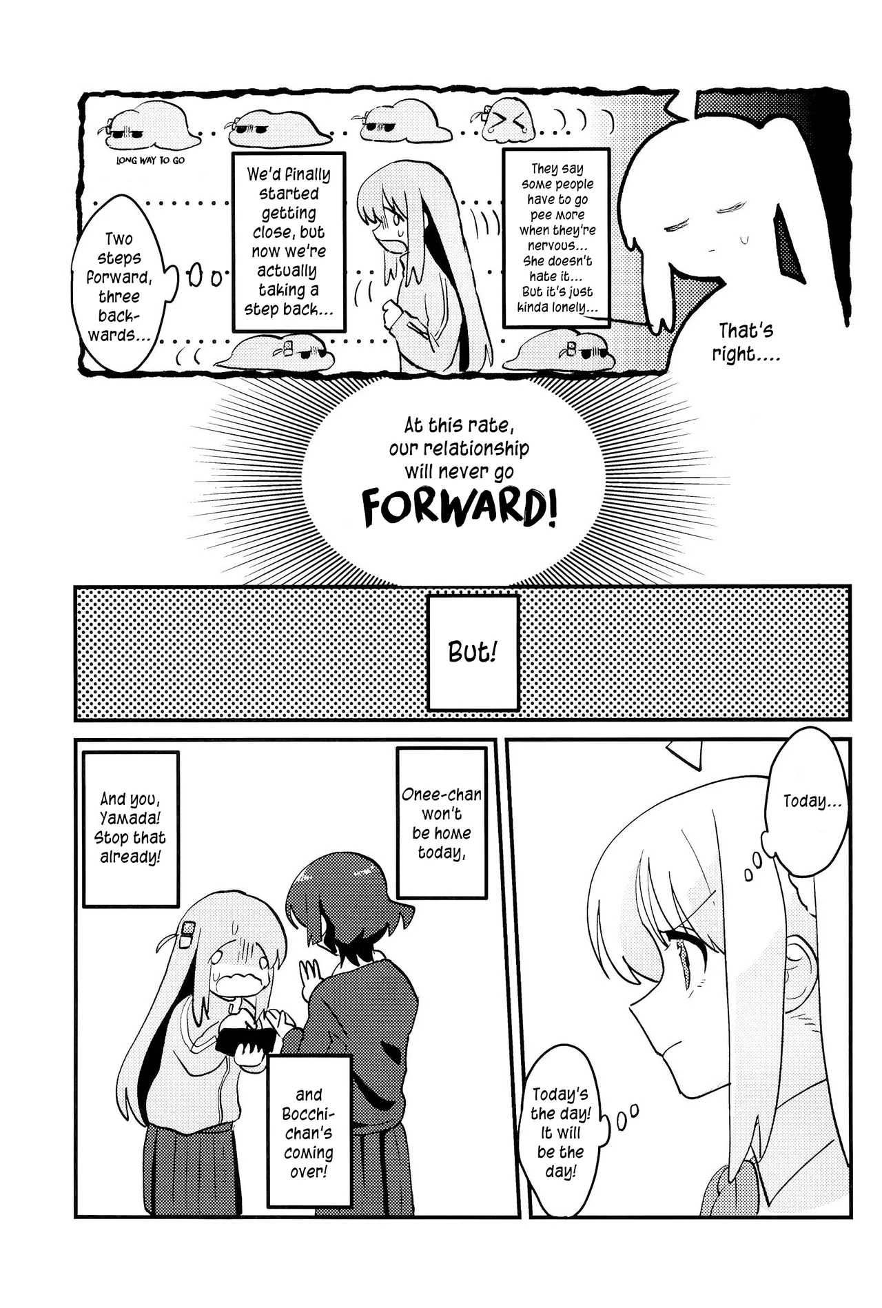 Bocchi-chan wa Susumenai! | Bocchi-chan won't move forward! page 4 full
