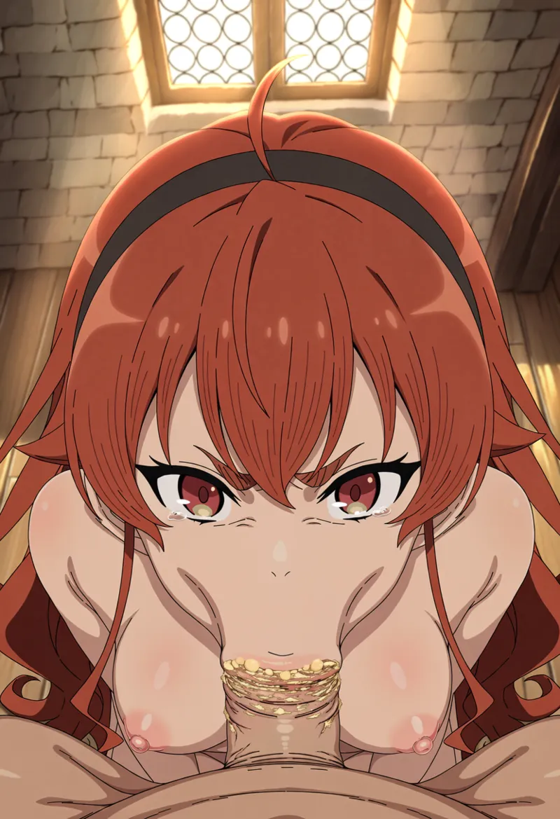 Mushoku Tensei girls vacuum blowjob page 4 full