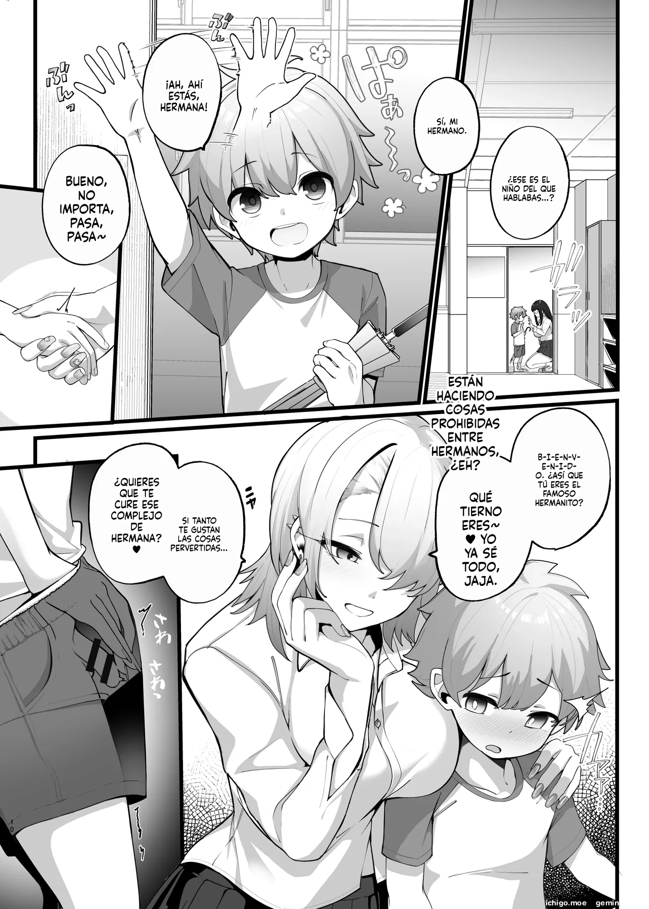 if Boku to Gasatsu na Onee no Seiyoku Shori Seikatsu ~Onee-chan wa Dare no Mono! Hen  MTL page 10 full
