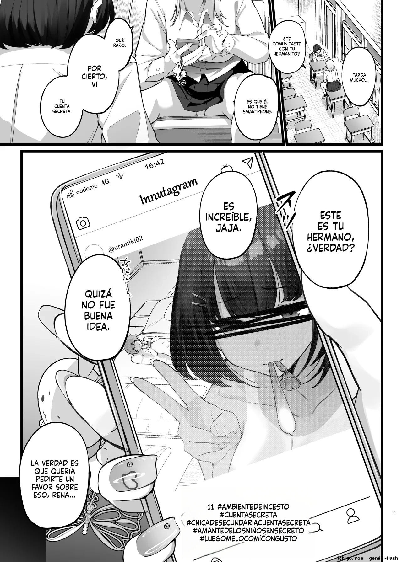 if Boku to Gasatsu na Onee no Seiyoku Shori Seikatsu ~Onee-chan wa Dare no Mono! Hen  MTL page 9 full
