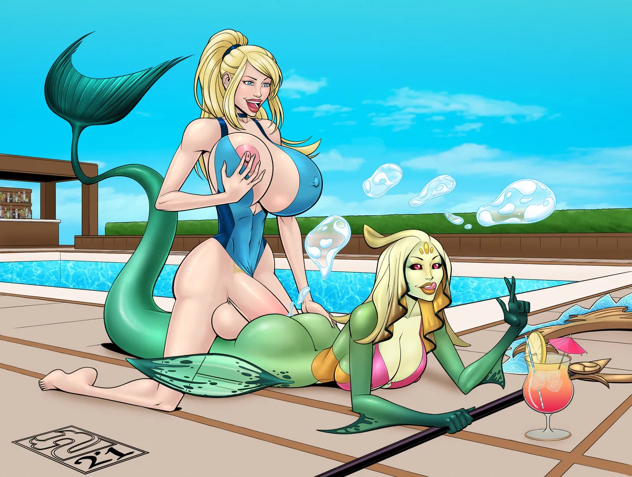 Nami x Samus page 4 full