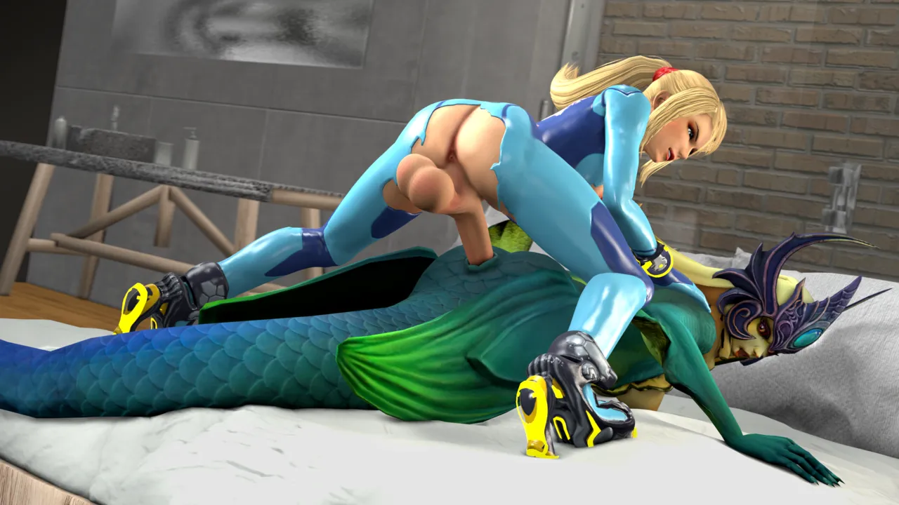 Nami x Samus page 5 full