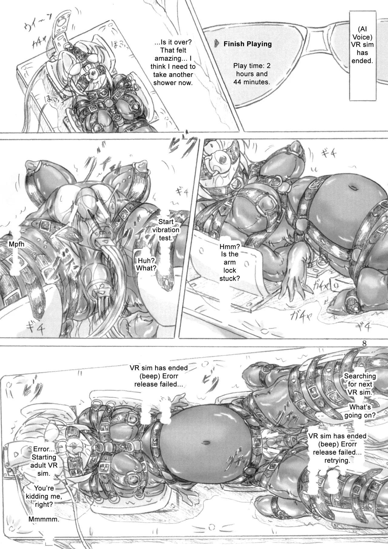 The Fate of an 18-Year-Old High School Girl Who Got Her Hands on Full-Dive VR That Was Pulled from the Market for Being Too Dangerous page 8 full