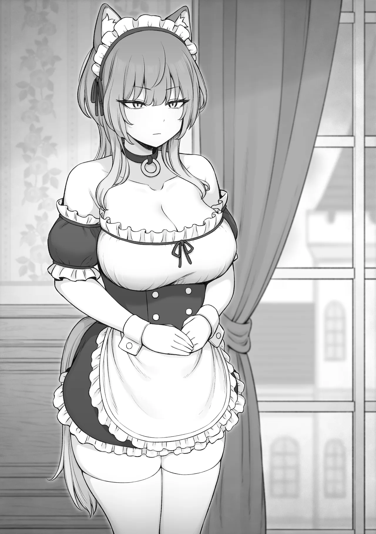 An easy-to-read, downer beast-folk maid page 5 full