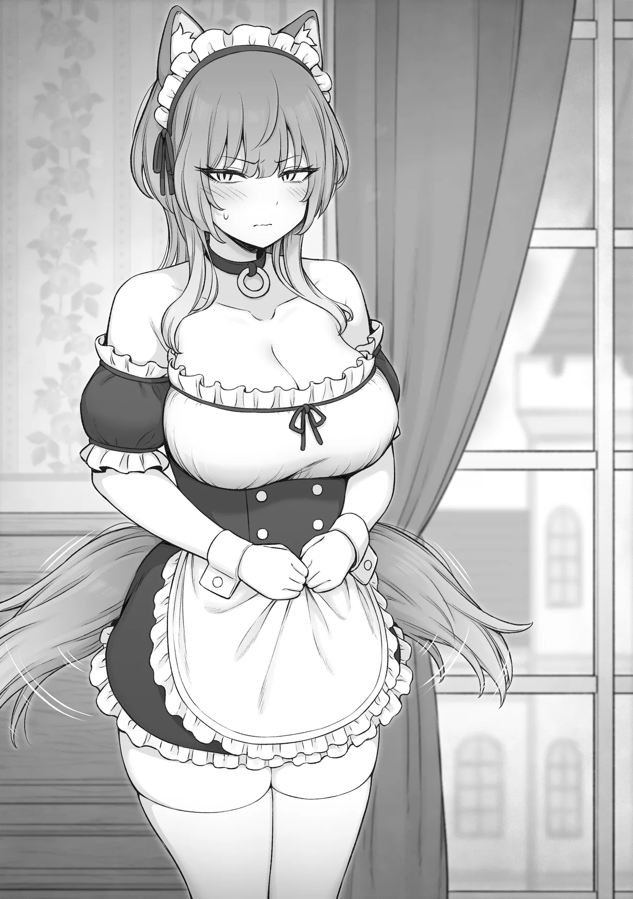 An easy-to-read, downer beast-folk maid page 6 full