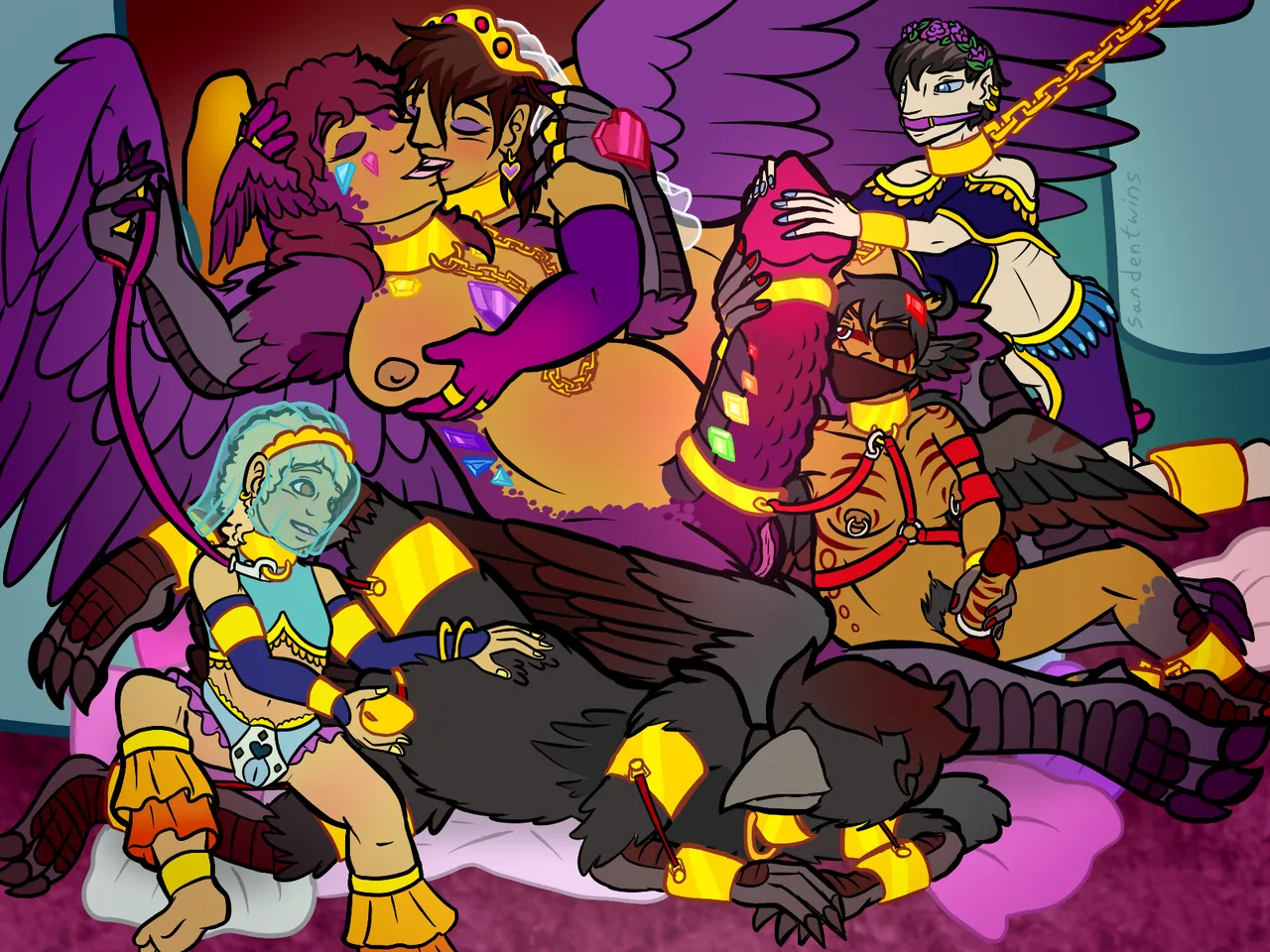 In the Harem of the Mounted God-King page 7 full