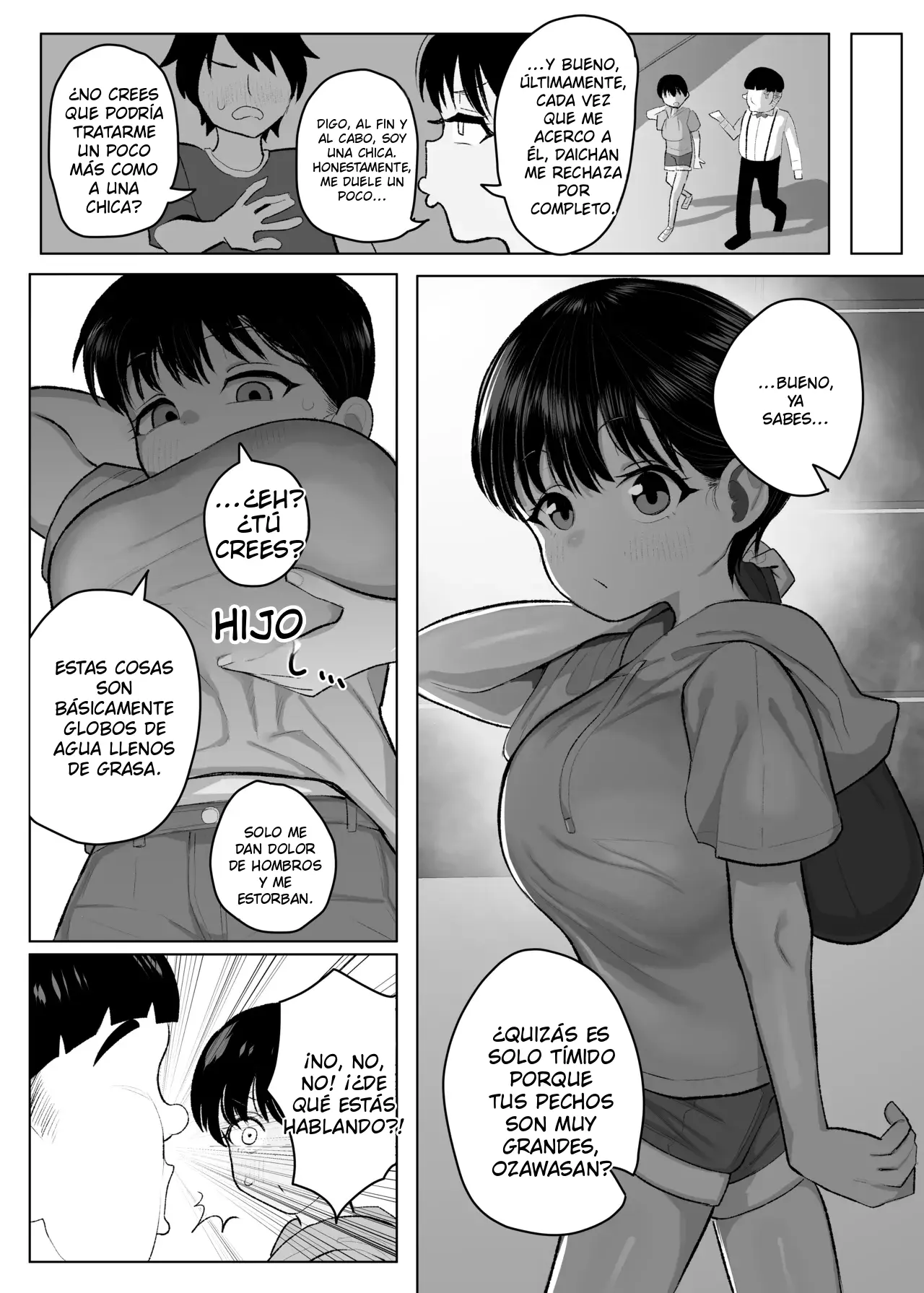 Una historia sobre una amiga de la infancia de aspecto marimacho y busto prominente que es arrebatada por un estudiante transferido  MTL page 10 full