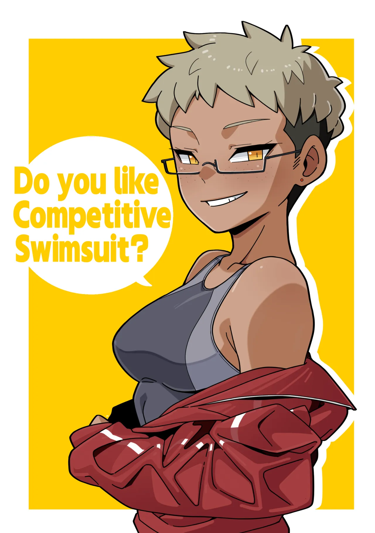 Devour the Tan, Short-Haired Girl with Glasses and a Fierce Gaze! page 3 full