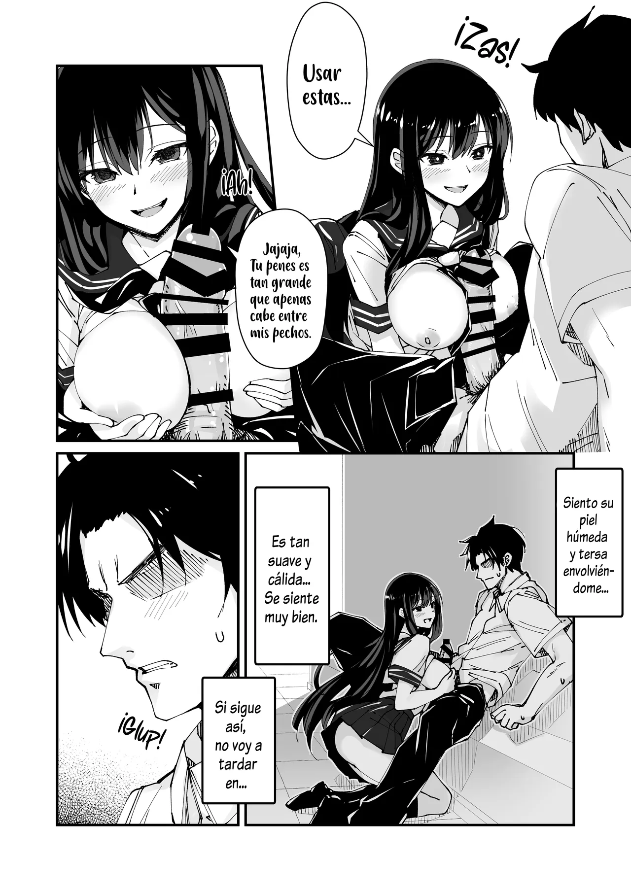 Kyokon Daisuki Tonari no Kurokami Gal 2｜A la gal que se sienta junto a mí le gustan los miembros grandes 2 page 10 full