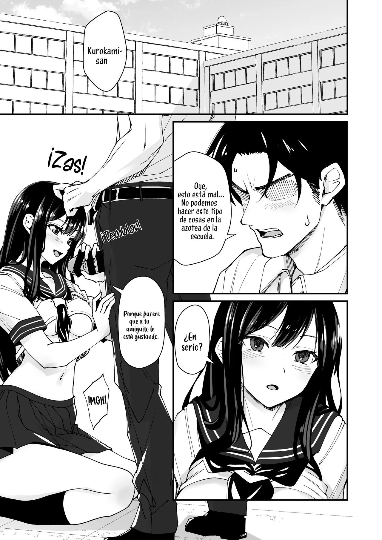 Kyokon Daisuki Tonari no Kurokami Gal 2｜A la gal que se sienta junto a mí le gustan los miembros grandes 2 page 3 full