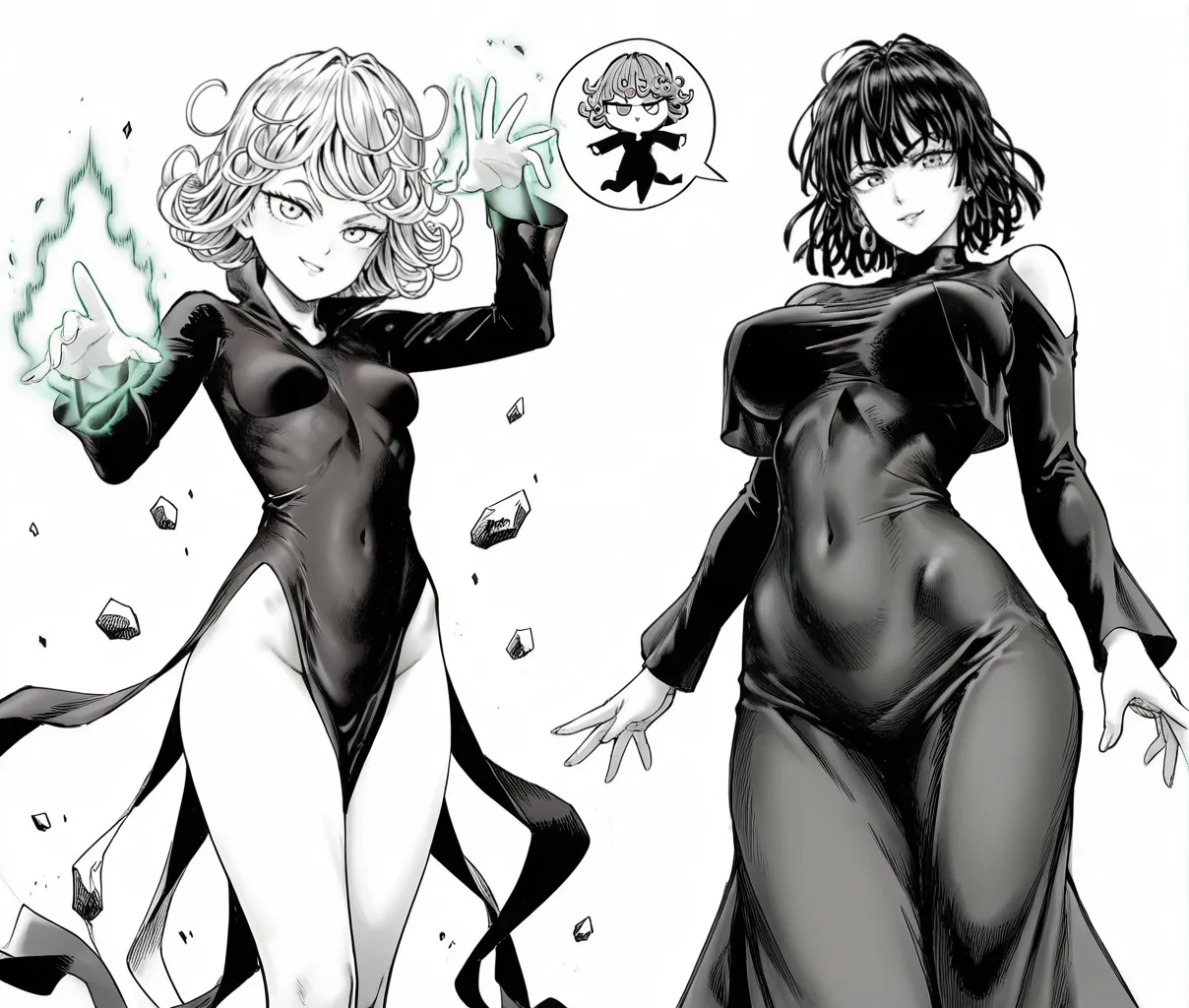 Tatsumaki x  Fubuki | One Punch Man page 1 full