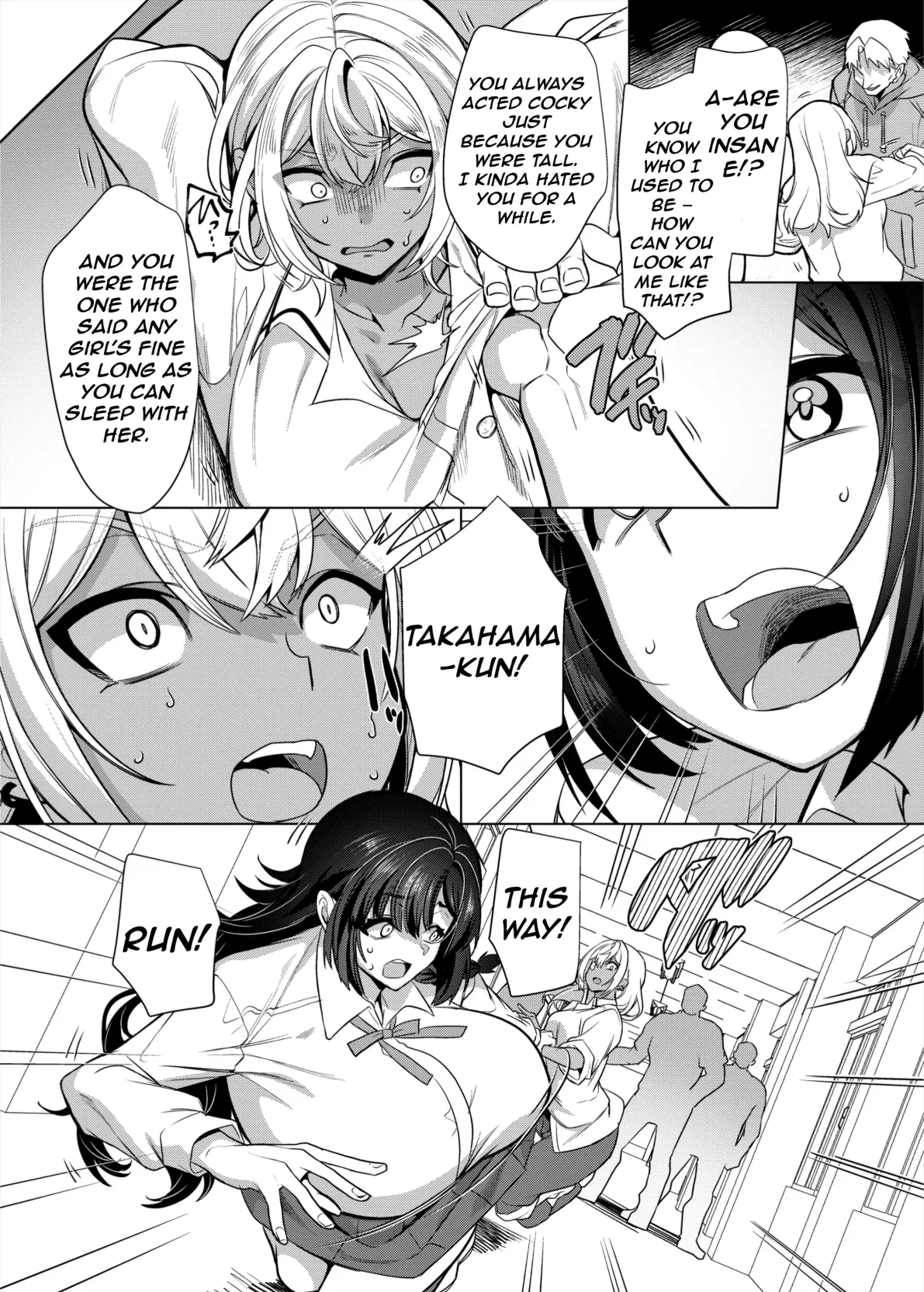 Takahama-kun  is at the Mercy of his Masochistic Girlfriend page 4 full