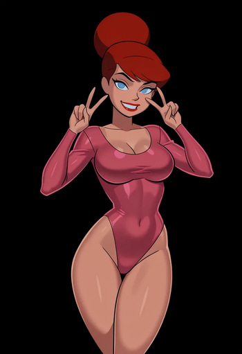 Freemale - Barbara Gordon in Lex Luthor cage  SunsetRiders7 Style cover