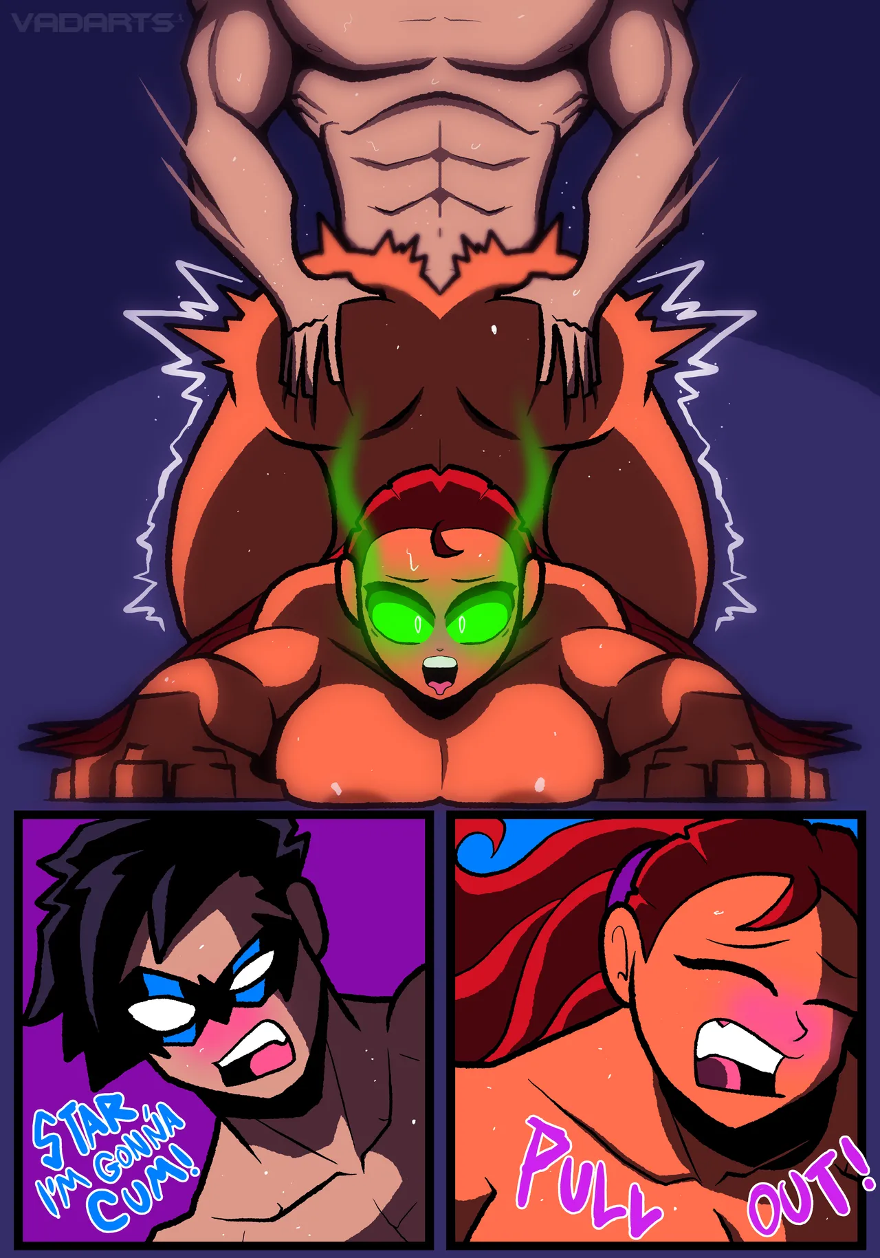 Nightwing X Starfire page 5 full