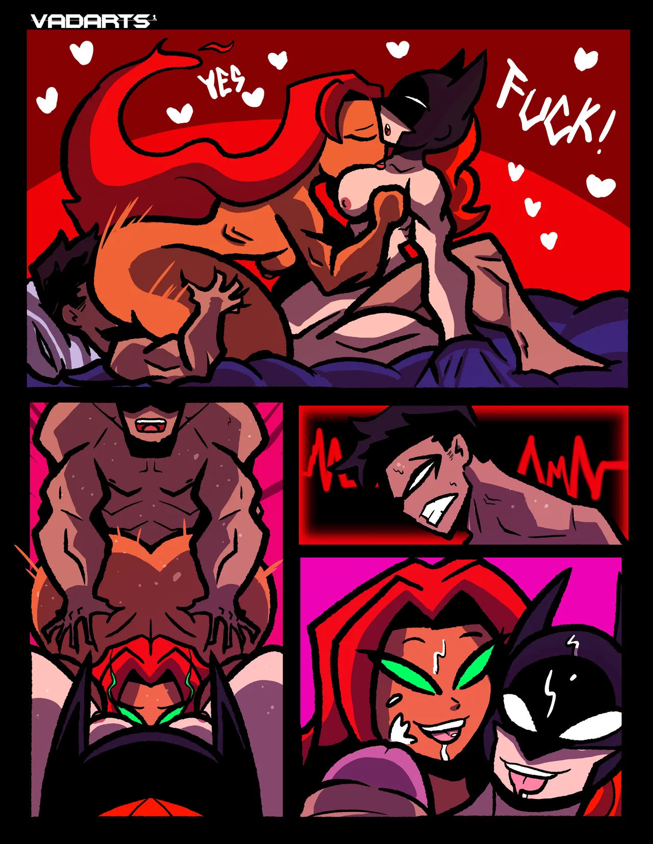 Nightwing X Starfire page 9 full