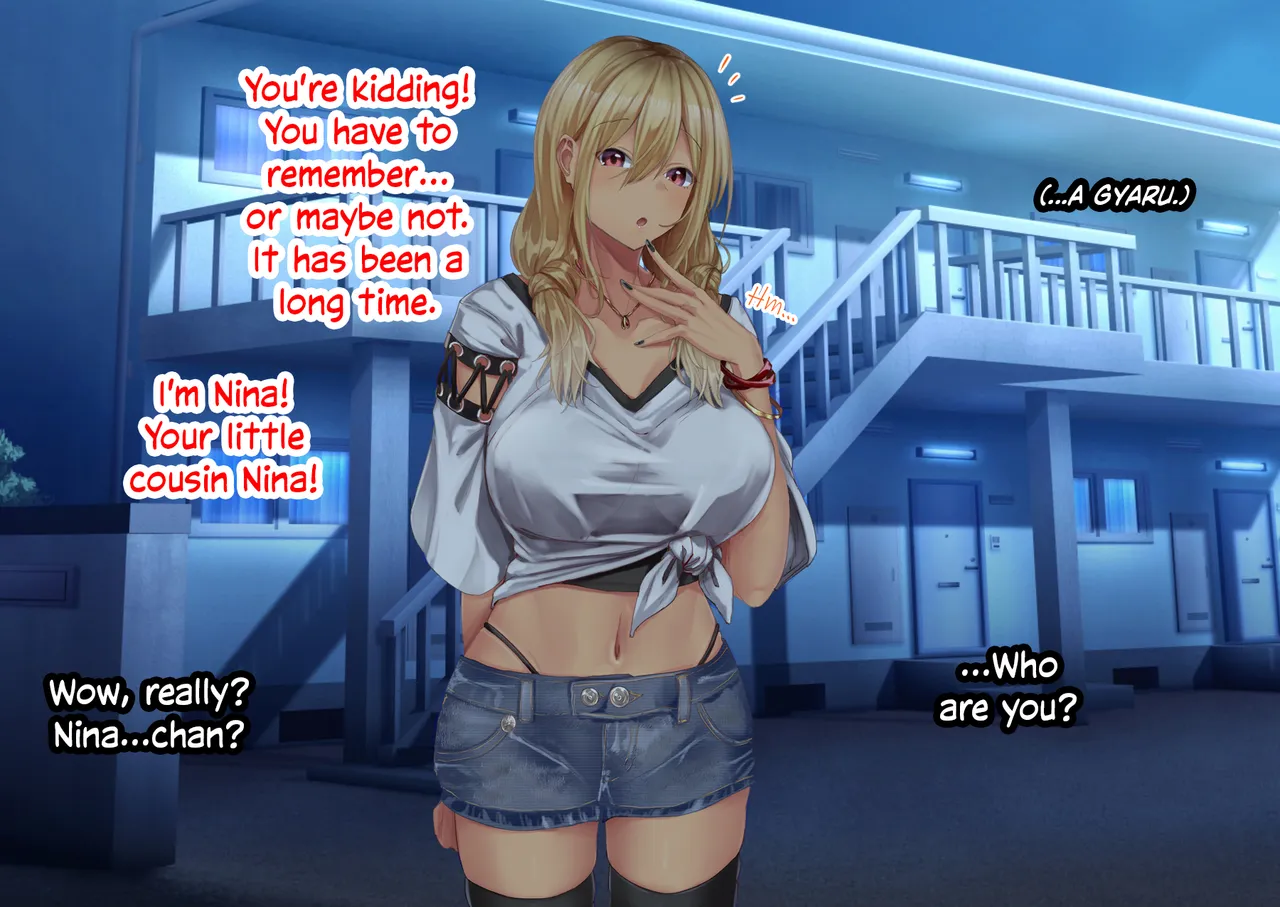 Kuro Gal Juumai to "Shuushin Ecchi" suru Ikkagetsu | A Month of Heartbroken Sex with my Tanned Gyaru Cousin page 9 full