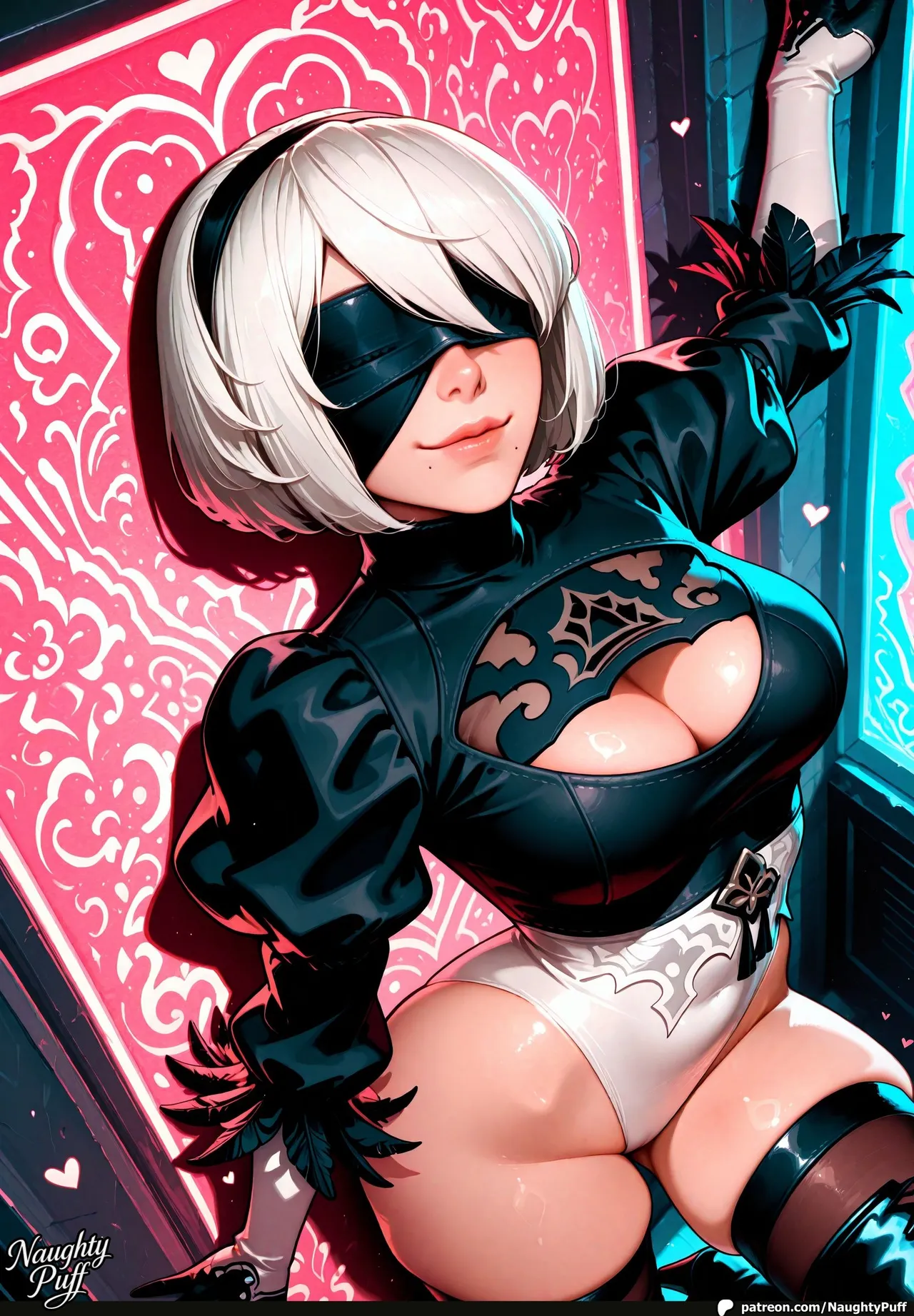 NaughtyPuff - 2B - Nier Automata – System Error My Skirt Just Vanished page 2 full