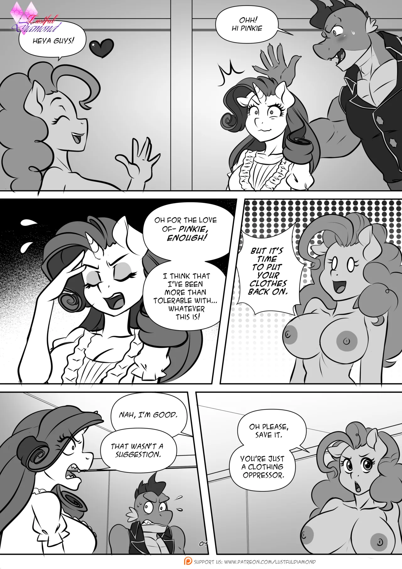 Lustful Diamond - Pink in the Halls page 6 full