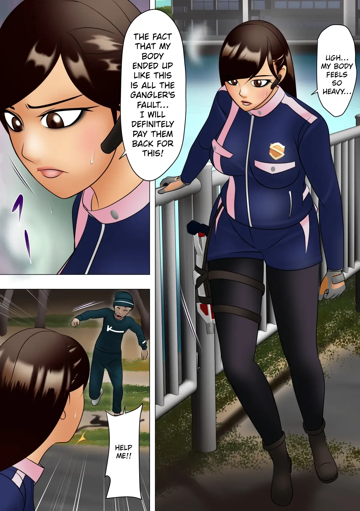 Haiboku Hiroin Henshin Dekinainode Bodi Peinto de Tatakattara Futsuu ni Maketa page 5 full