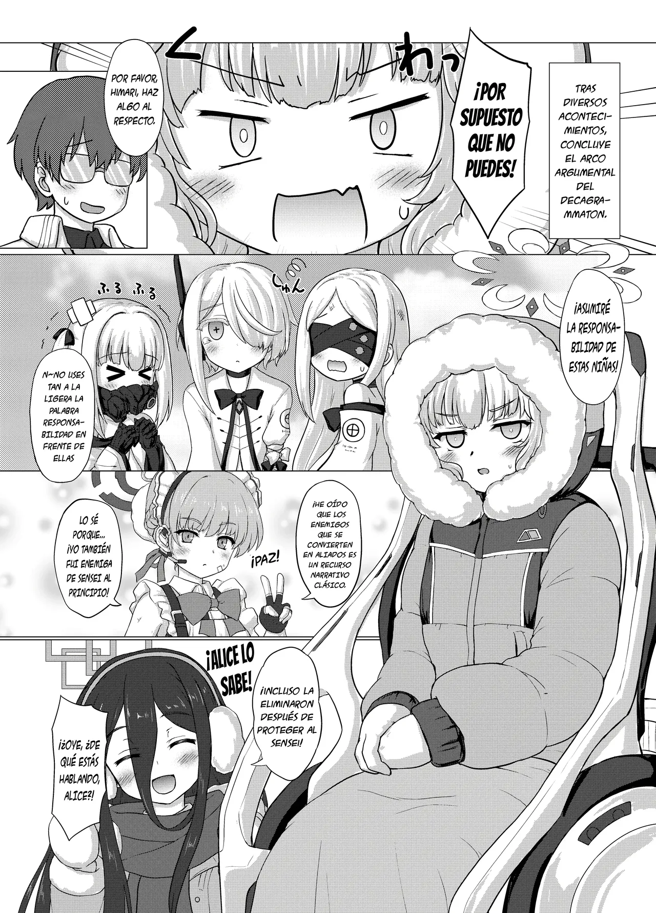 Watashi-tachi, Schale de Osewa ni Narimasu｜Al Cuidado de Sensei page 4 full