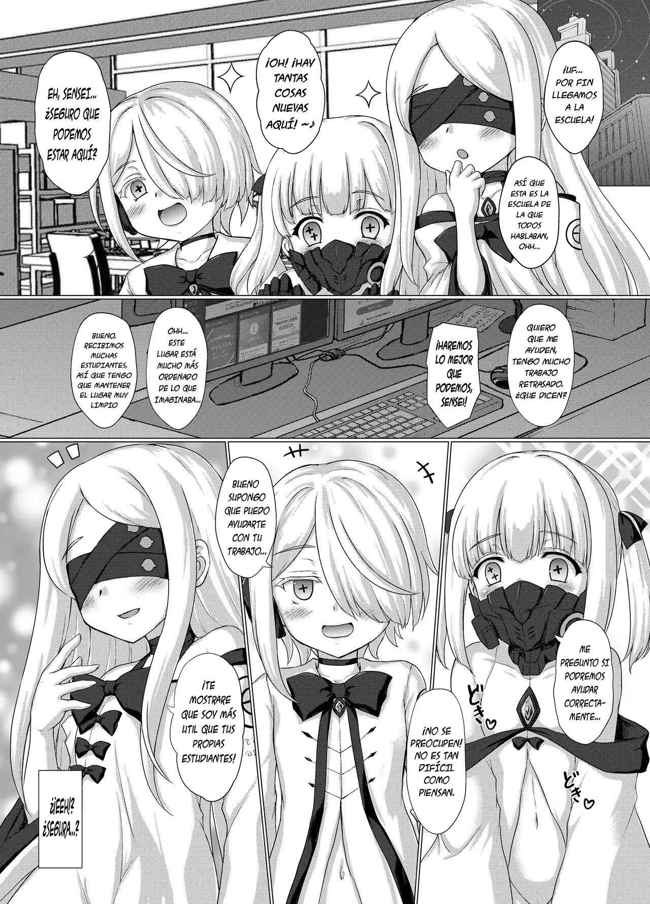 Watashi-tachi, Schale de Osewa ni Narimasu｜Al Cuidado de Sensei page 6 full