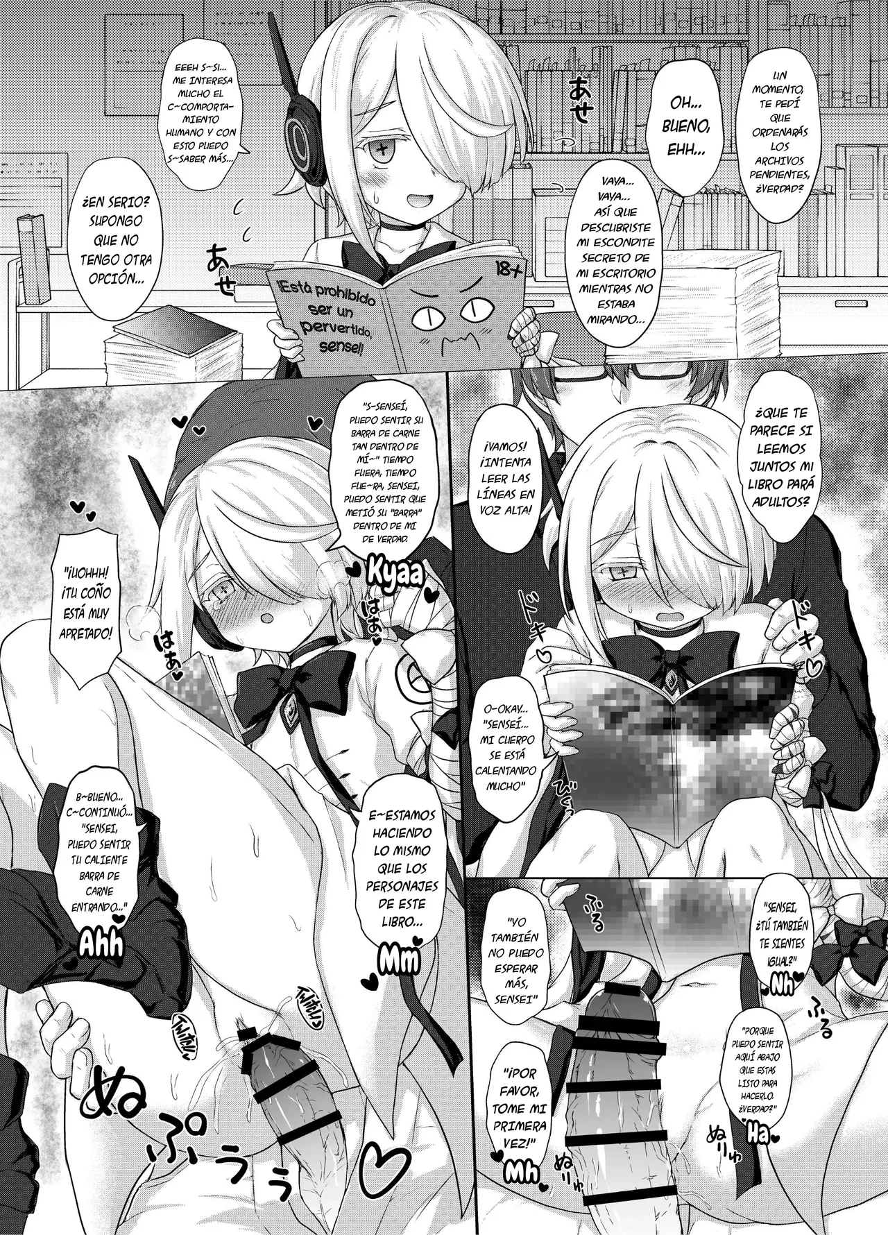 Watashi-tachi, Schale de Osewa ni Narimasu｜Al Cuidado de Sensei page 9 full