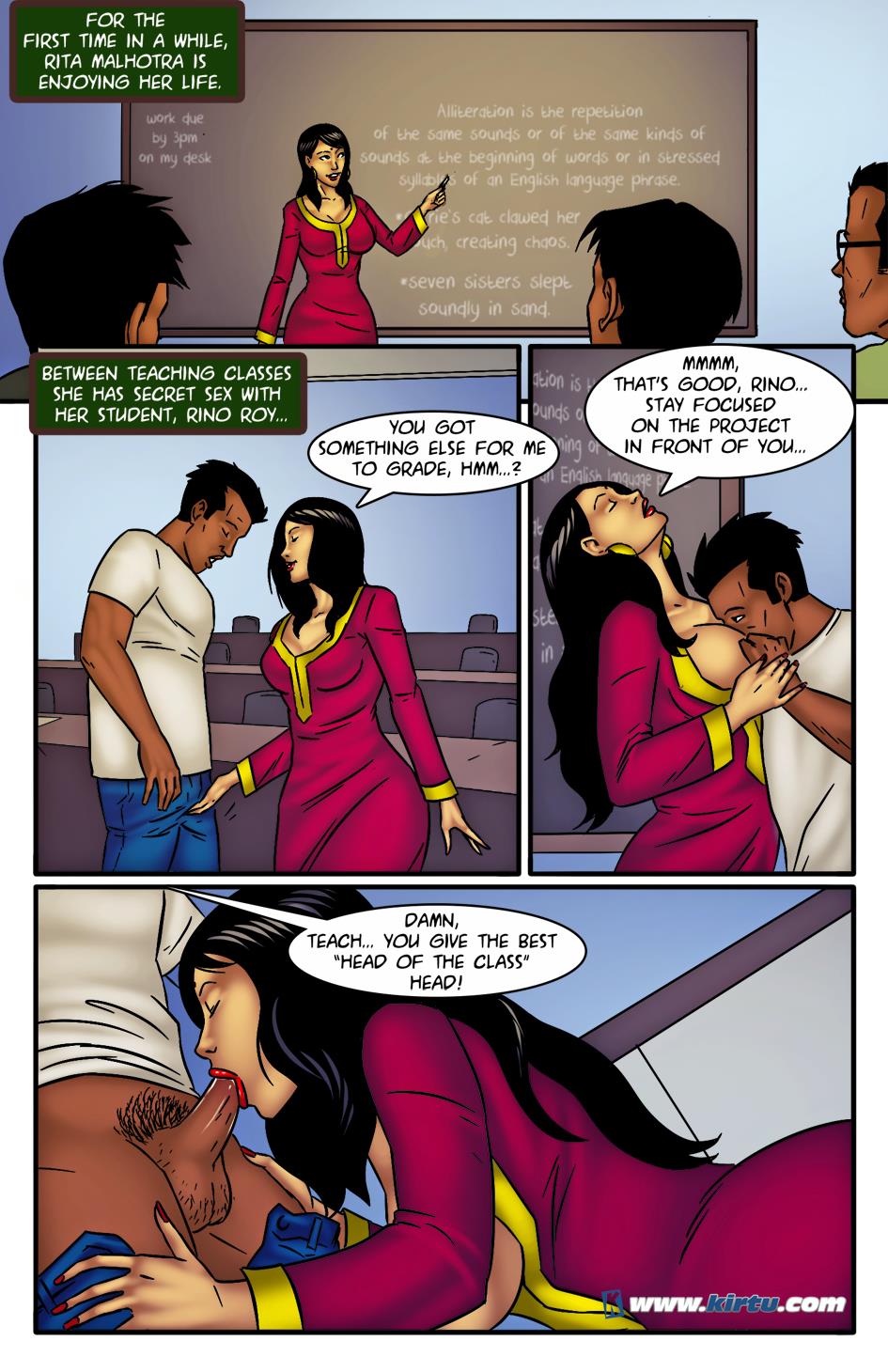 Miss Rita - Chapter 11 - A little SEXercise helps Miss Rita be more flexible! page 2 full