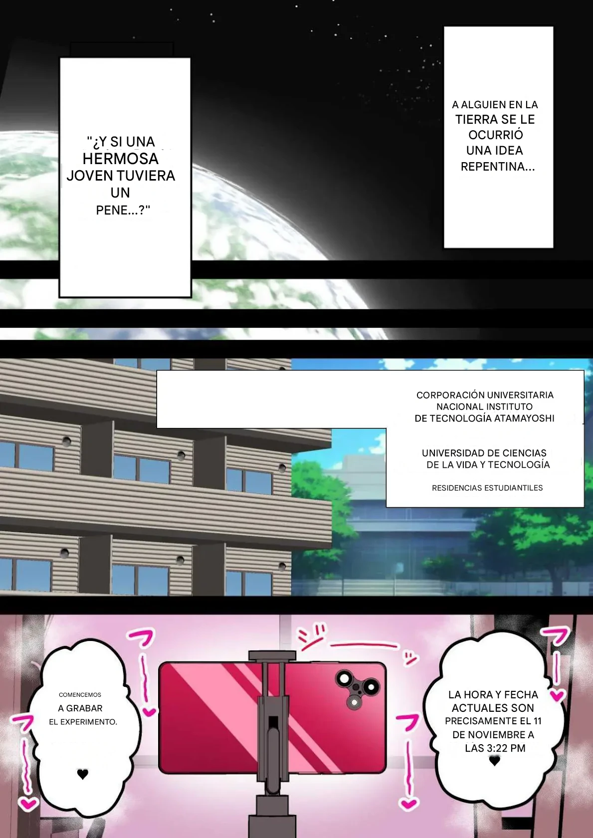 Tanemaki Sanae no "Chimpo Kenkyuushitsu" ~ Hutanarikei Joshidaisei ga Tomodachi ♀ Manko de Kimeseku Jikken~ Español page 2 full