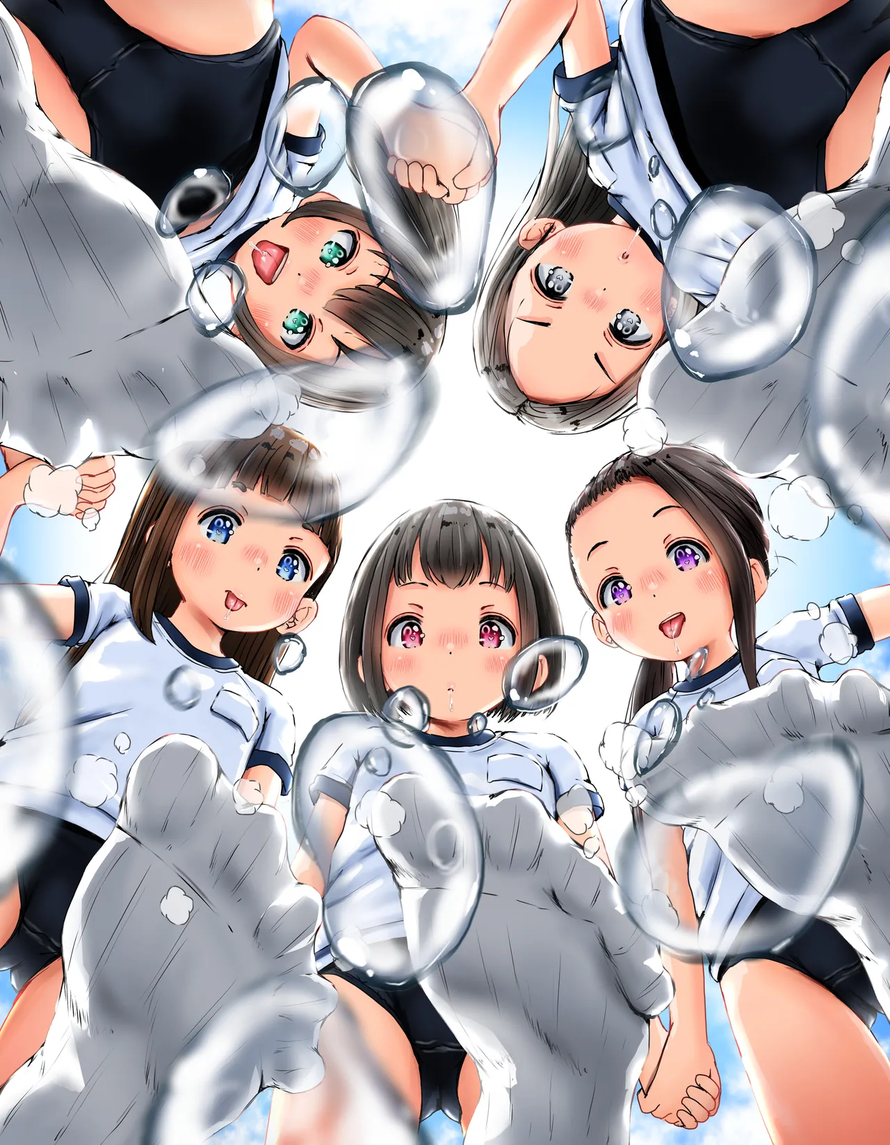 運動した後のひよこちゃん達に囲まれて踏まれて弄ばれたいだけの画です。その代わりひよこちゃん以外に踏まれたらめちゃくちゃ怒ります！性癖とはそういうものなのです page 4 full