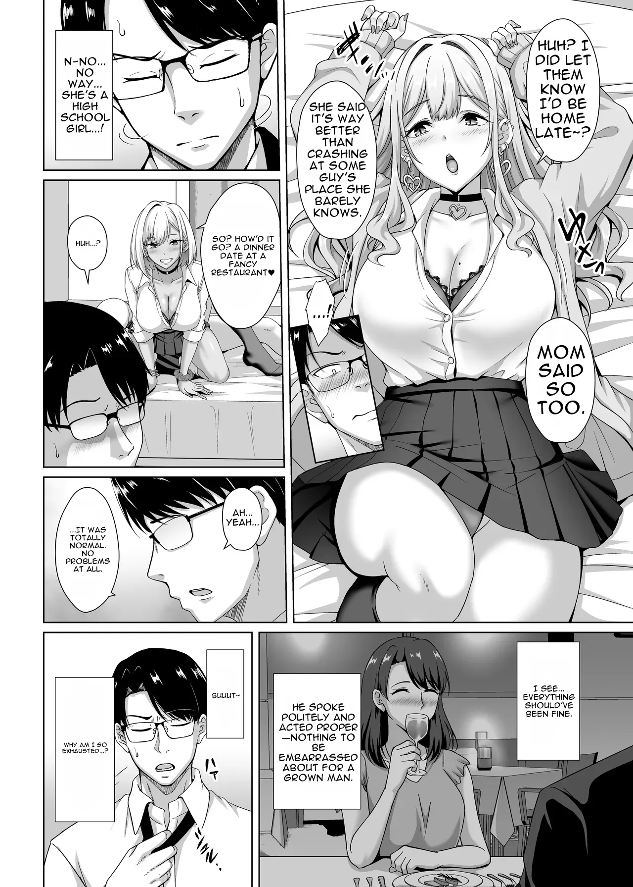 Devoured by the Shirokuro Gyaru ~Reverse NTR Ecchi Where the Adult Me Can't Go Against the Two Gyal~ page 6 full