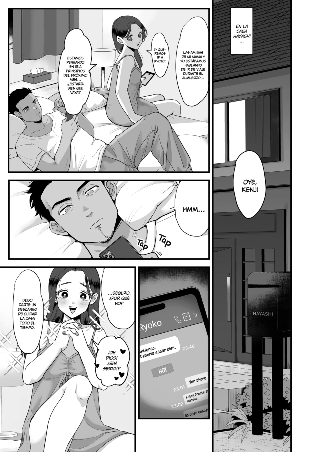 A LA SEÑORA RYOKO LE GUSTA LO RUDO | Moto doukyuusei no sefure geki shime-suki no ryouko-san page 5 full
