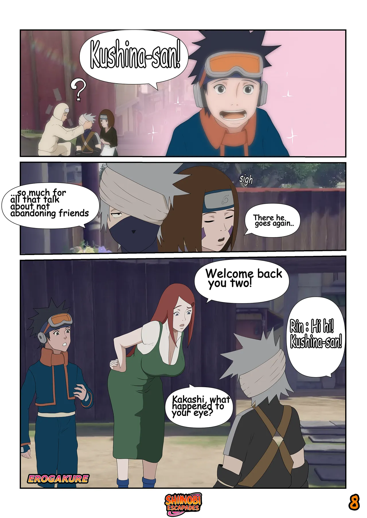 Shinobi Escapades Chapter 3 by Erogakure page 9 full