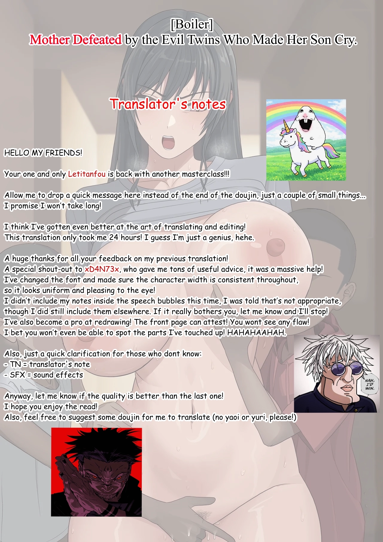 Mother Defeated by the Evil Twins Who Made Her Son Cry page 2 full