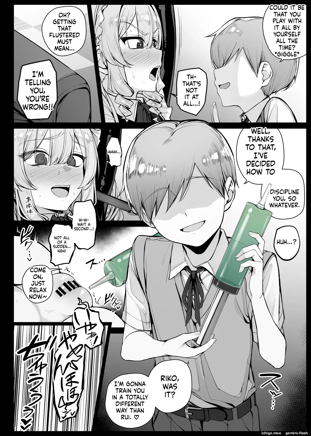 坊ちゃまに陰口を聞かれてお仕置きされる生意気な後輩メイドさん② page 6 full
