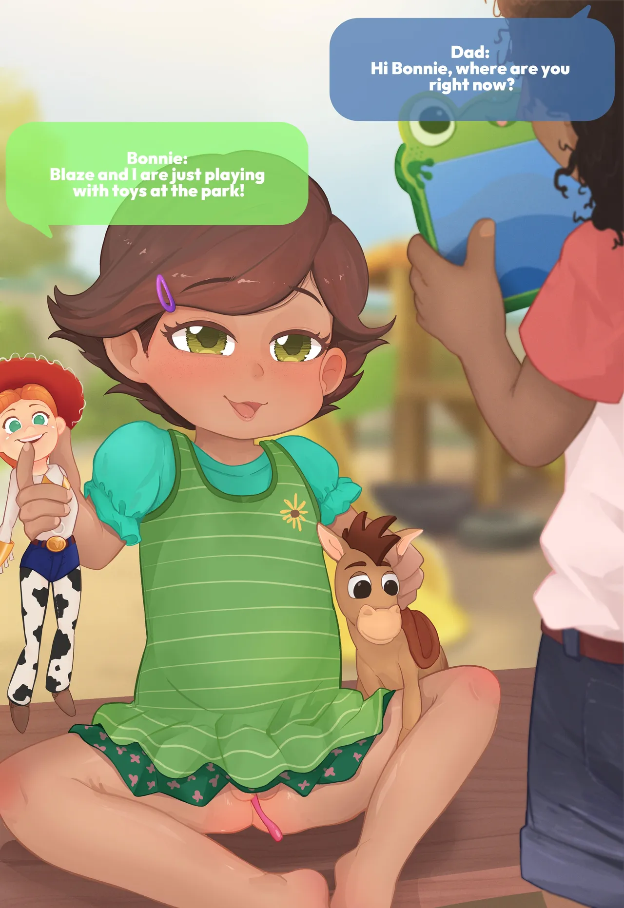 Bonnie's Outdoor Playtime page 1 full