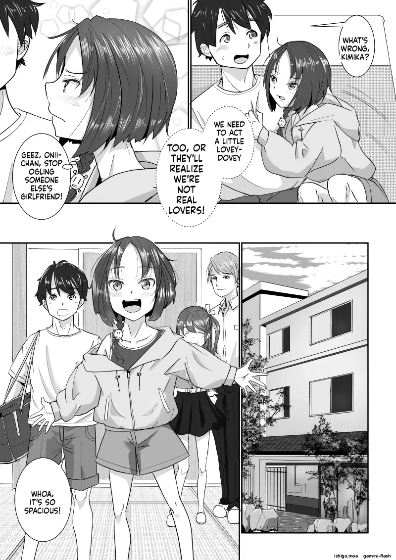 Couple Swapping: Onsen &amp; Love Hotel Edition ~Except She's Actually My Sister!~ page 8 full