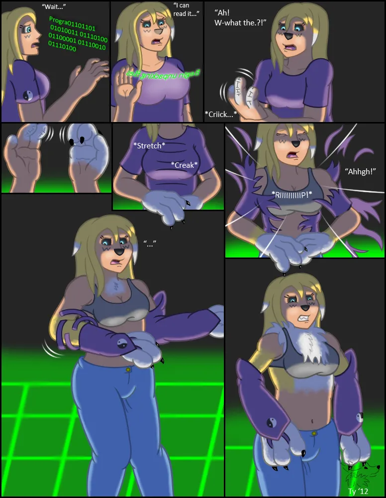 Renamon Transformation ART page 3 full